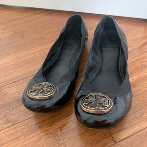 Tory Burch Black Caroline Ballet Flats
